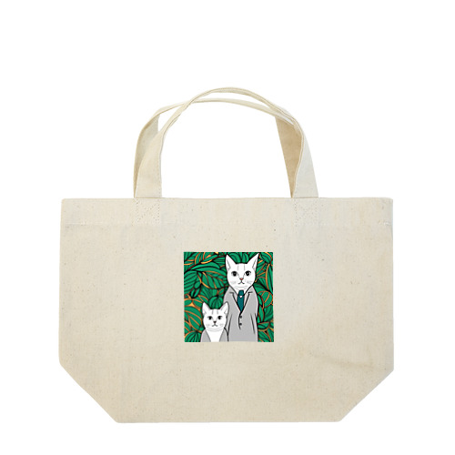 2匹の猫 Lunch Tote Bag