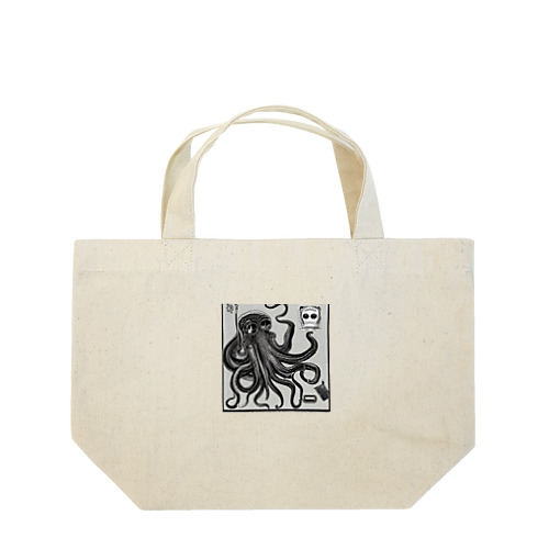 クレイジーオクトパス Lunch Tote Bag