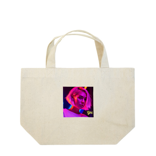 girl  Lunch Tote Bag