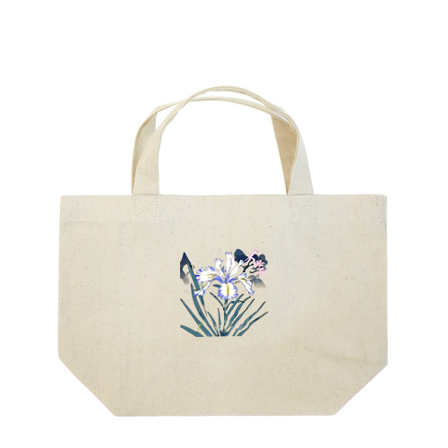 RetrowaveFlower-ハナショウブ- Lunch Tote Bag