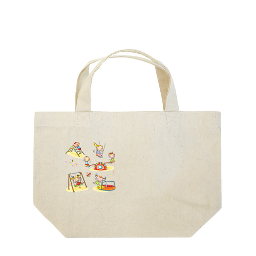 自然の中で楽しい時間 Lunch Tote Bag