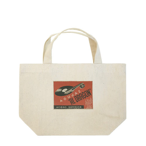 スペイン・バルセロナ 1950年代 レコード針"AL DRAGÓN" Lunch Tote Bag