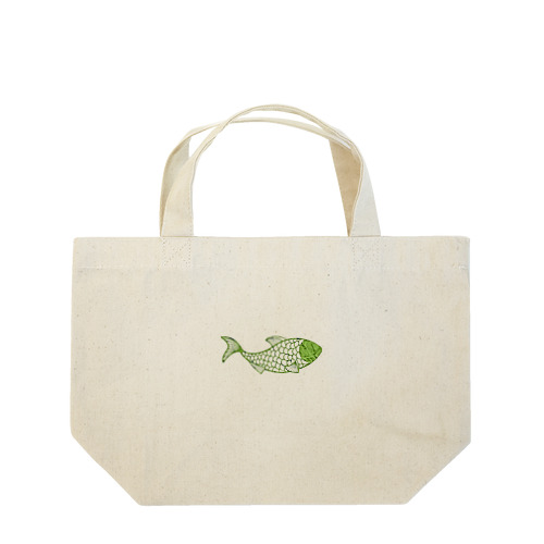 魚　green Lunch Tote Bag