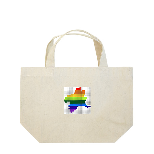 ドット絵ぐんま24 レインボー Lunch Tote Bag