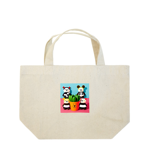 ぱんくま Lunch Tote Bag