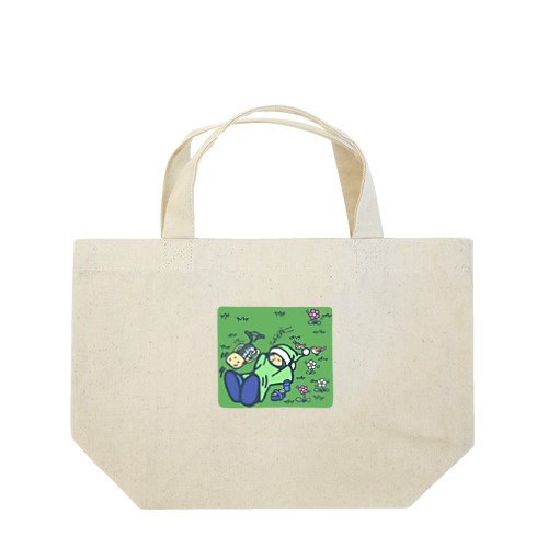 サクのお昼寝 Lunch Tote Bag