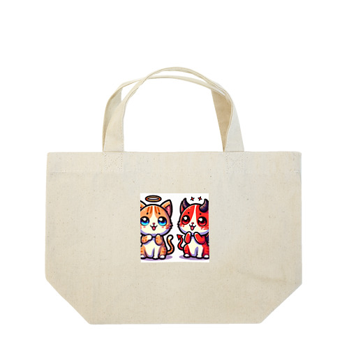 ☆天使猫☆悪魔猫☆ Lunch Tote Bag