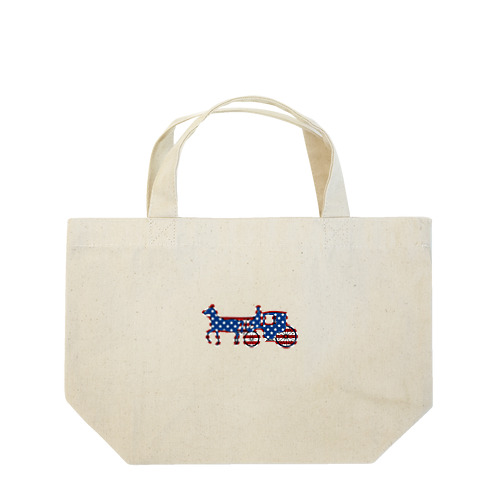 馬車　Flag of the United States Lunch Tote Bag