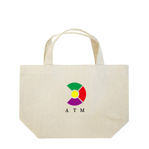 team ATM ロゴ+頭文字 ランチトートバッグ