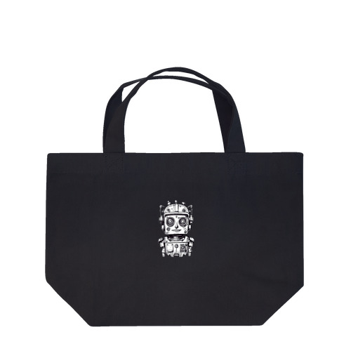 じっと見るガラクタくん Lunch Tote Bag