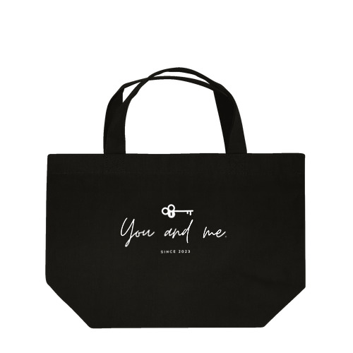 You and Me 〜White logo Lunch Tote Bag