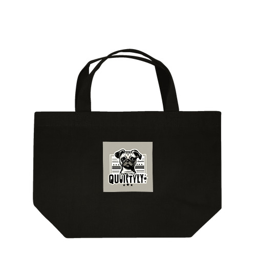 パグチワワ「Pawsitively Quirky」 Lunch Tote Bag