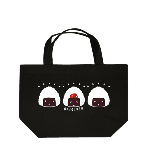 🍙おにぎりのおにぎりんC　笑顔でハッピー🍙L Lunch Tote Bag