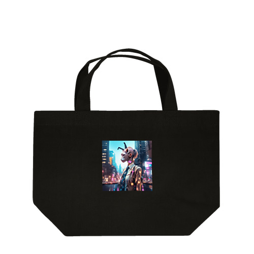 Cyberpunk giraffe Lunch Tote Bag