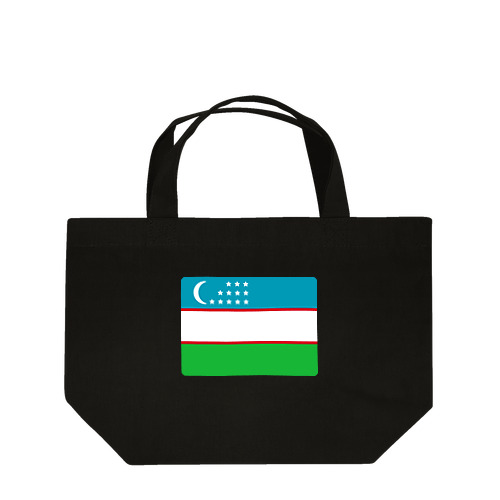 ウズベキスタンの国旗 Lunch Tote Bag