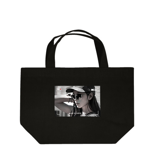 Cool girl【モノクロ】 Lunch Tote Bag