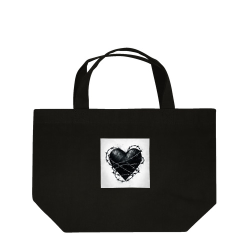 BLACK HEART ランチトートバッグ