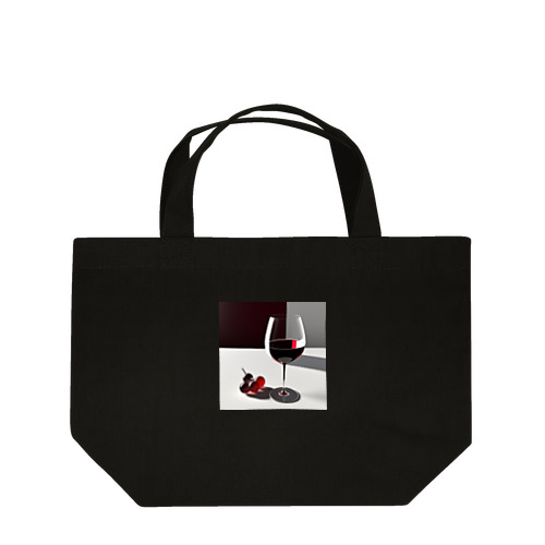 赤ワインと葡萄 Lunch Tote Bag