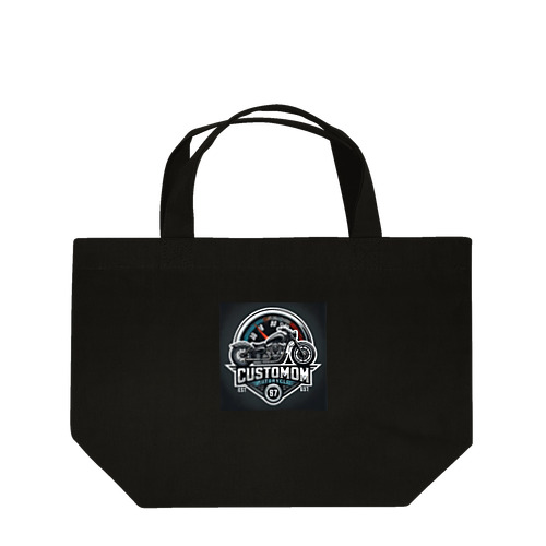 カスタムバイクとメーターの融合：パフォーマンスを象徴するワイルドロゴ Lunch Tote Bag