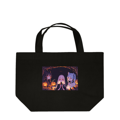 Halloween Journey　-Ghost side-　〜カボチャが照らす一年で最も不気味で騒がしい夜の旅〜　No.5「誘い」 Lunch Tote Bag