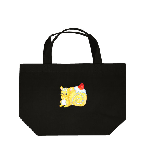 フードアニマル　ロールケーキリス Lunch Tote Bag