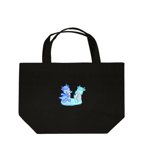 キャンディードラゴン　青 Lunch Tote Bag