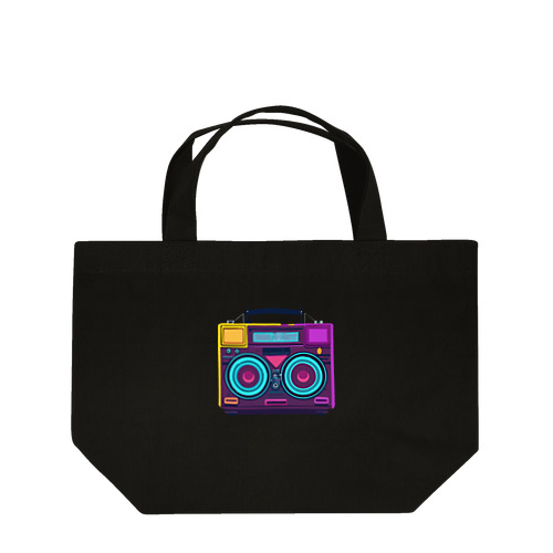 レトロなラジカセ Lunch Tote Bag