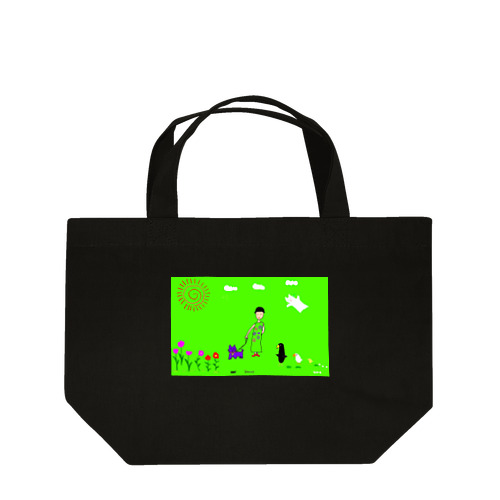 In my Dream green Lunch Tote Bag