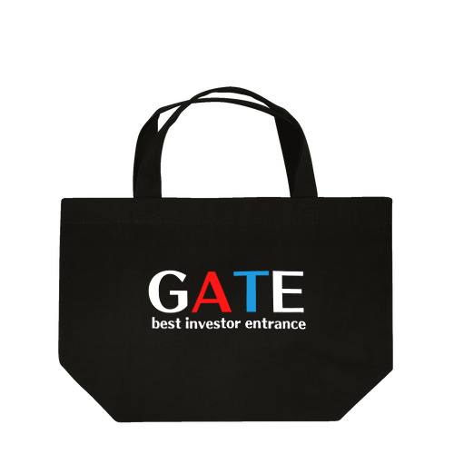 GATE （文字色　白） Lunch Tote Bag
