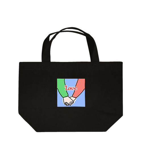 手を繋ごう Lunch Tote Bag