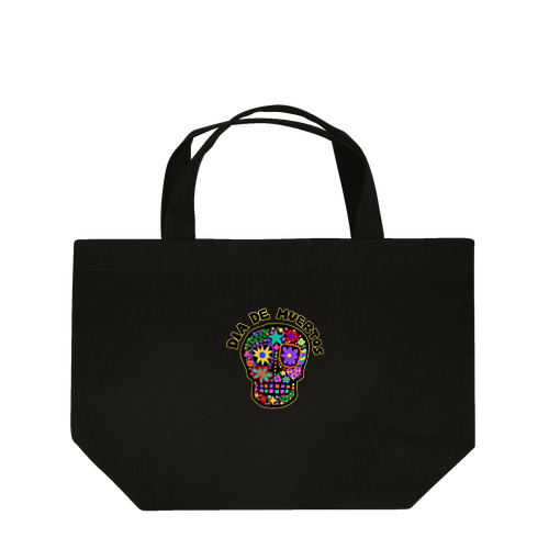 メキシコ風ドクロ Dia de muertos Lunch Tote Bag