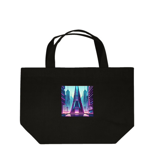 サイバーパンク都市 Lunch Tote Bag