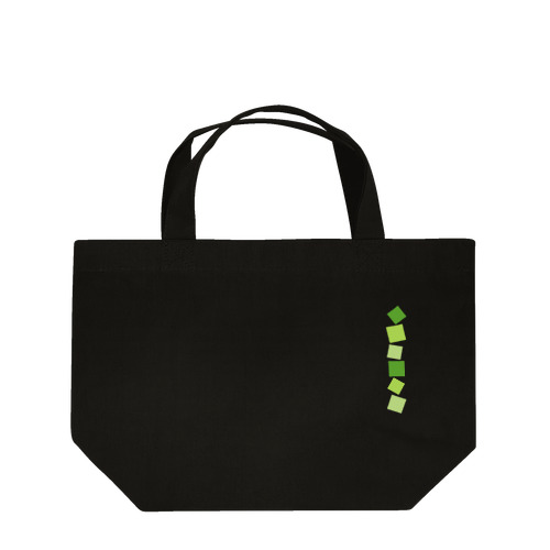 緑色の四角形 Lunch Tote Bag