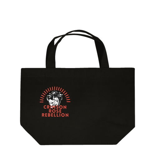 Crimson Rose Rebellion Lunch Tote Bag