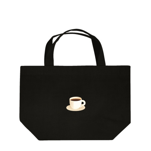 シンプル コーヒー Lunch Tote Bag