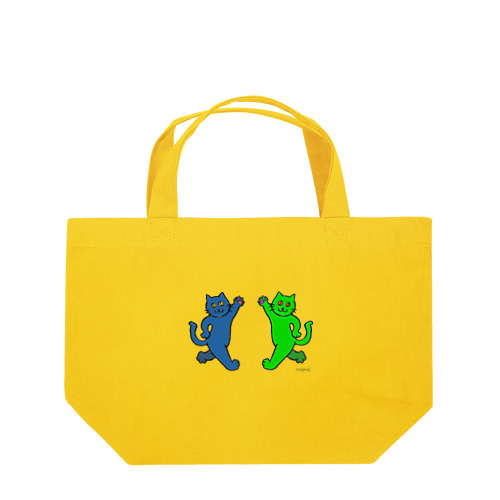 ねこ２ひき Lunch Tote Bag