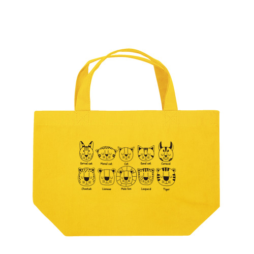 北欧風の猫科動物 -scandinavian style feline- Lunch Tote Bag