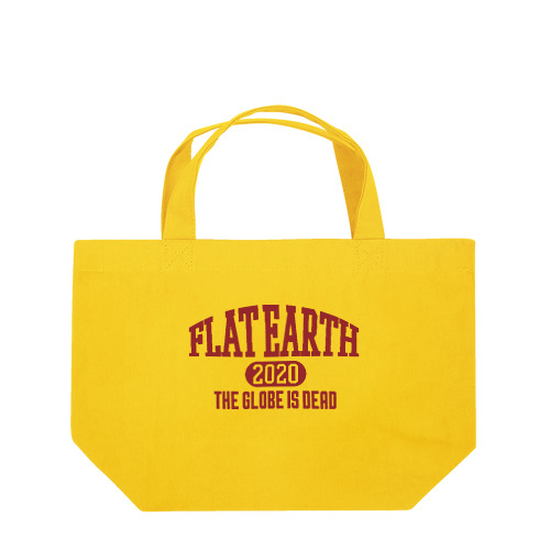 カレッジ風［ネバダカラー］　フラットアース　FLATEARTH Lunch Tote Bag