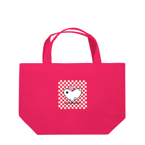 LOVE＆RABBIT(市松)Y Lunch Tote Bag