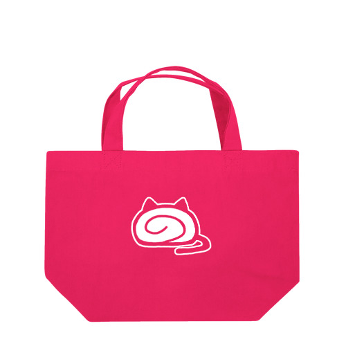 好きな色の　かにゃぼこ Lunch Tote Bag