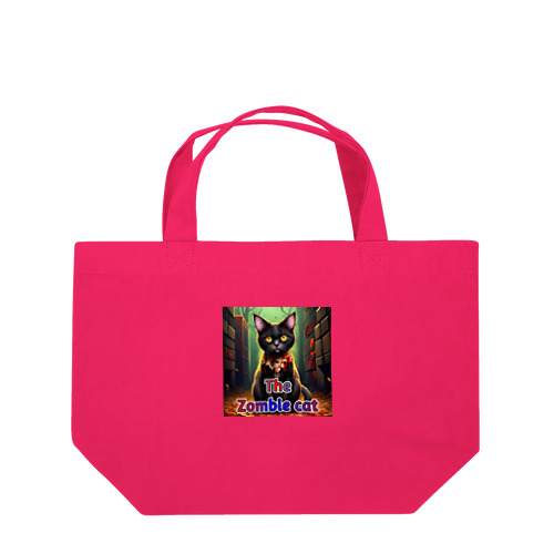 The zombie cat Lunch Tote Bag