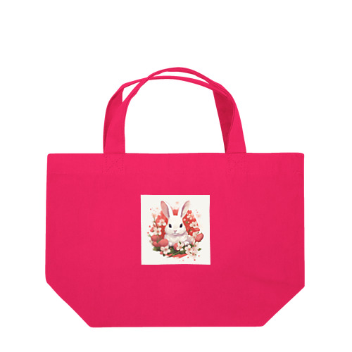 桜シリーズ～うさぎ Lunch Tote Bag