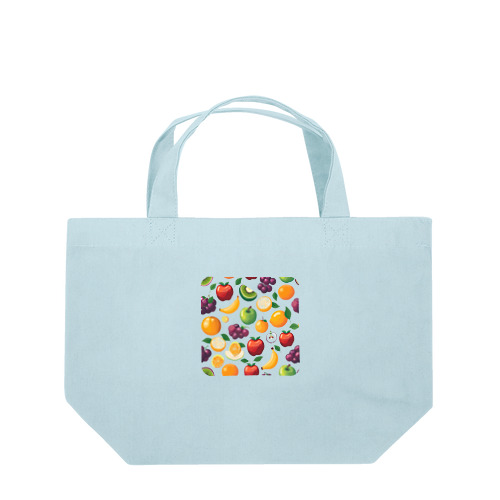 果物柄　#001 Lunch Tote Bag