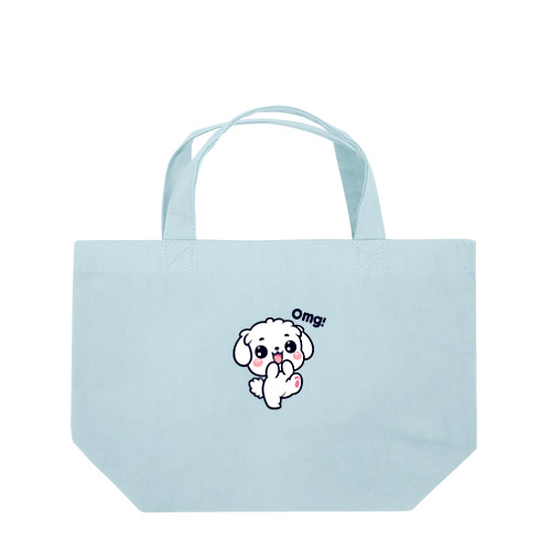 OMG-DOG マルチーズのまるる Lunch Tote Bag