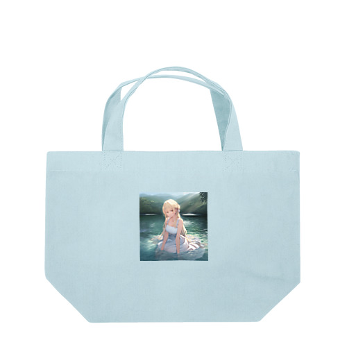 湖の少女 Lunch Tote Bag