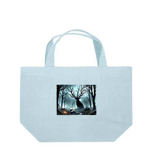 巨大な変な鹿？角が木⁉ Lunch Tote Bag