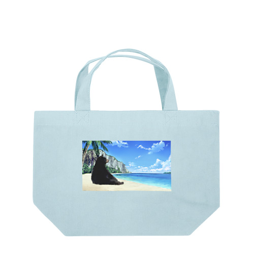 海辺のクマちゃん Lunch Tote Bag