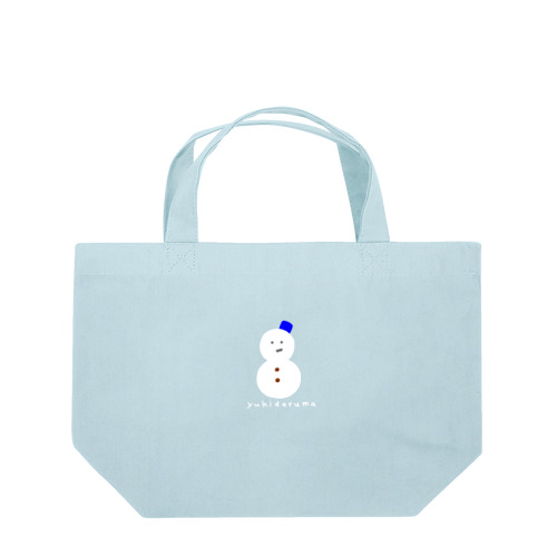 雪だるま（青帽子） Lunch Tote Bag