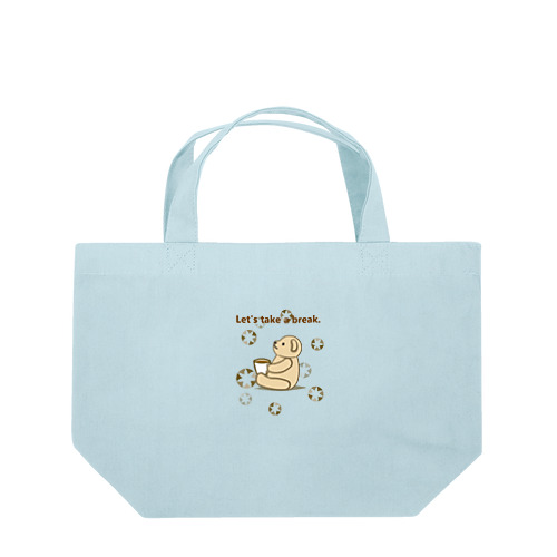 coffee break Lunch Tote Bag