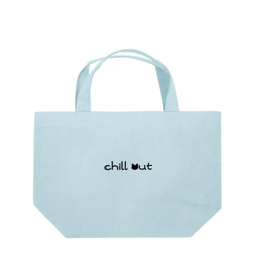 chill out(黒文字ver.) Lunch Tote Bag